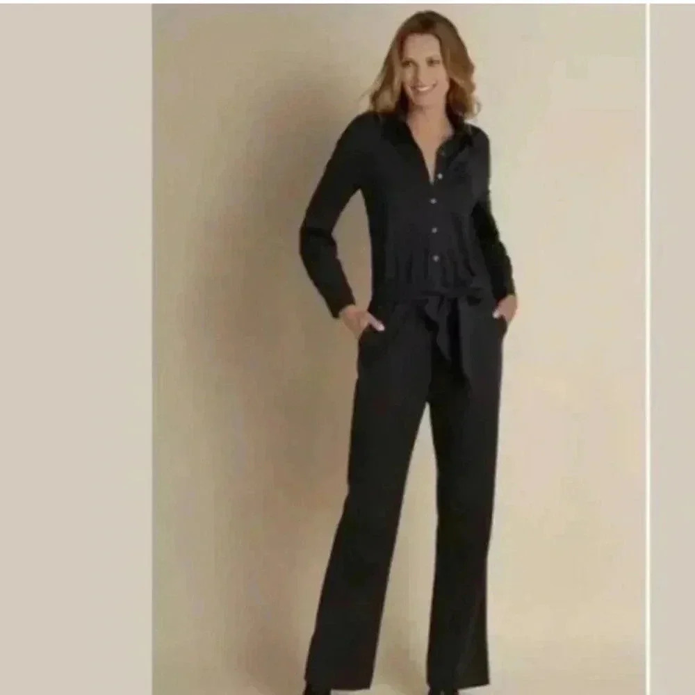 Soft Surroundings Weekend Jumpsuit Wide Leg 3X
